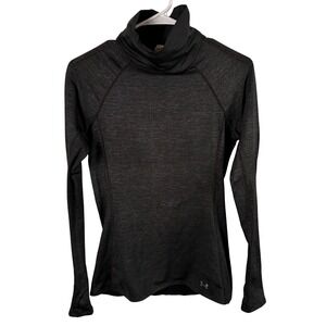 Under Armour ColdGear Top Women's S Black Turtleneck Pullover Base Layer